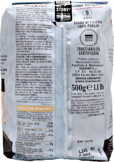 Kepekli Penne Brigate No 259 500 G