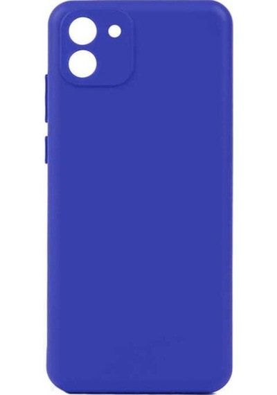 Galaxy A03 Kılıf Zore Biye Silikon Mavi
