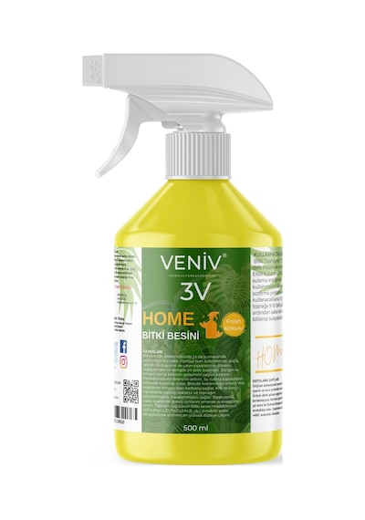 Veniv 3v Home Bitki Besini Çiçek Coşturan 500 Ml Fresh Kokulu 1