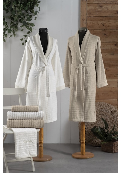 Pierre Cardin Wave Soft Aile Seti Krem - Vizon