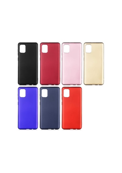 Samsung Uyumlu Galaxy A02s Kılıf Zore Premier Silikon Kapak Gold