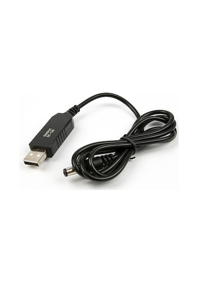 5v-12v Usb To Dc 5.5x2.5mm Kablo 12v 1a 5 Volt 12 Volt Yükseltici Superbox Adaptör Çevirici