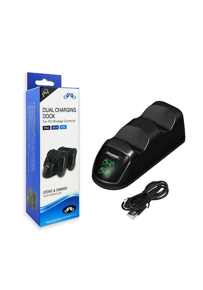 Ps4 Dual Şarj Stand Playstation Dock İkili Led Göstergeli