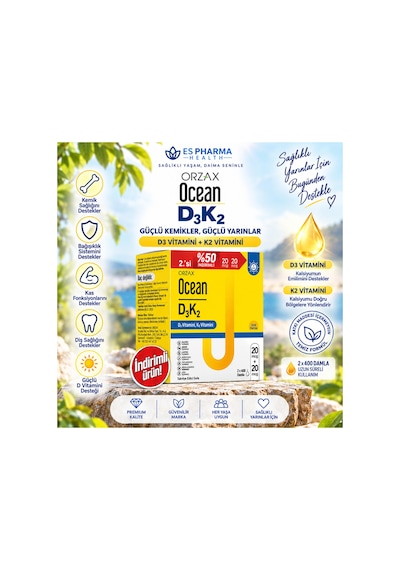 Ultımate Omega 3 + D3 & K2 Günlük Destek Paketi