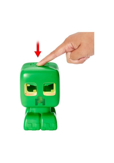Minecraft Sesli Ve Işıklı Evcil Creeper Figürü Jgx49