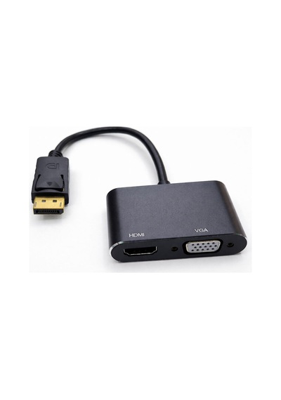 Display To Hdmı+vga Çevirici Dönüştürücü Adaptör