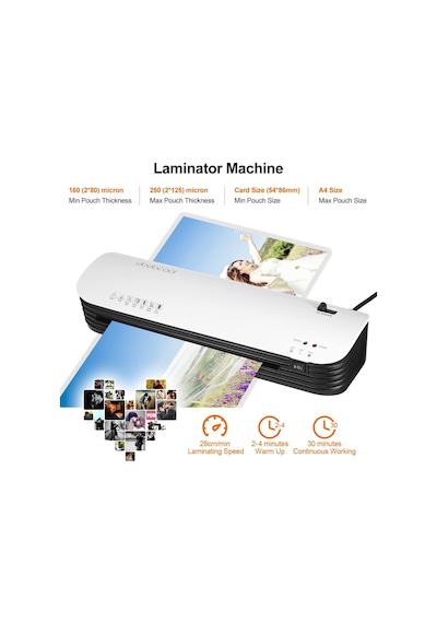 Valkyrie Dsmile Sl299 A4 Laminasyon Makinesi Sıcak Soğuk Termal A4 A5 A6