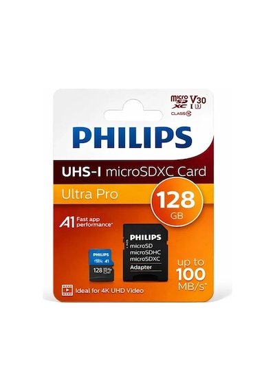Philips Ultra Pro 128gb Micro Sdxc Hafıza Kartı 100mb/s Uhs-ı