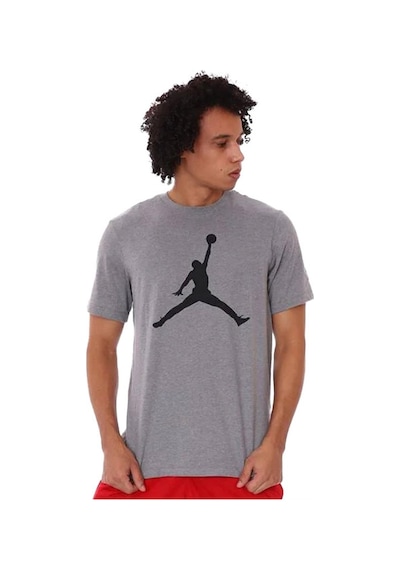 Jordan Erkek T-shirt M J Jumpman Ss Crew Cj0921-091 Gri-gri