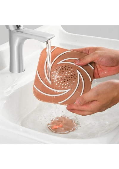 Sarı Renk Delikli Silikon Kötü Koku Önleyici Banyo Mutfak Lavabo Koku Önleyici Sızdırmaz Ped