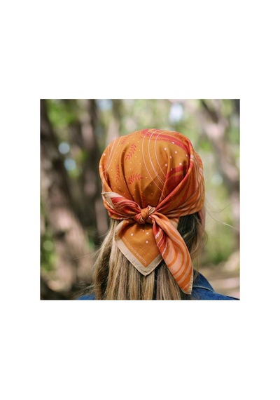 United Colors Of Benetton Flora Bandana/fular -1019-47 47 Hardal