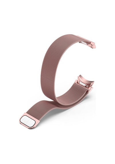Galaxy Watch 6 Classic 47mm Uyumlu Krd-01 Metal Csm Kordon Pembe