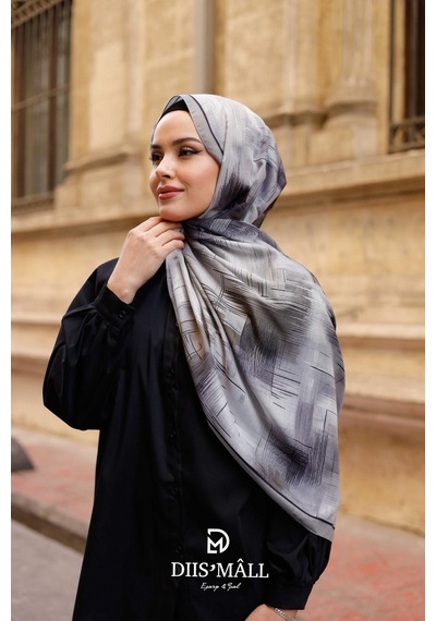 Mimiyum Firgun Desen Soft Şal Dumanlı Yeşil