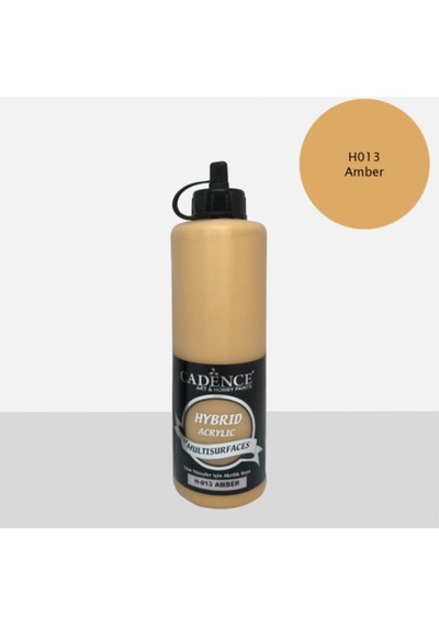 Hybrid Multisurface Akrilik Boya 500 Ml. H-013 Amber Amber1 Amber1