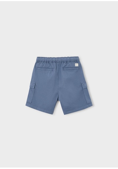 Erkek Çocuk Chino Kargo Şort Mavi 6226 Mavi