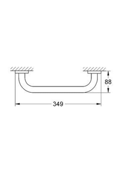 Grohe Essentials Banyo Tutamağı Tutunma Barı - 40421001