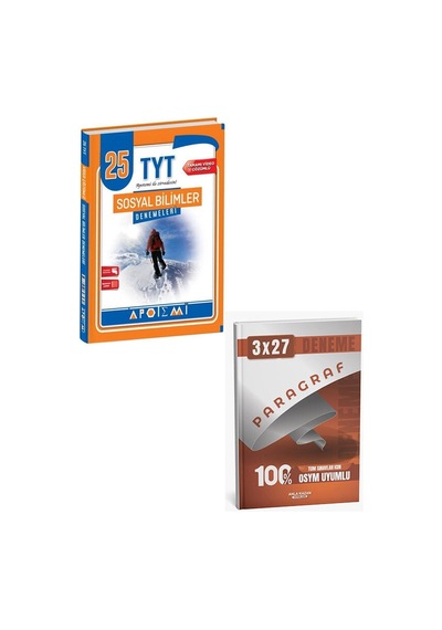 2027 Apotemi 2027 Tyt Sosyal Bilimler 25 Li Deneme+anla Kazan Paragraf Deneme