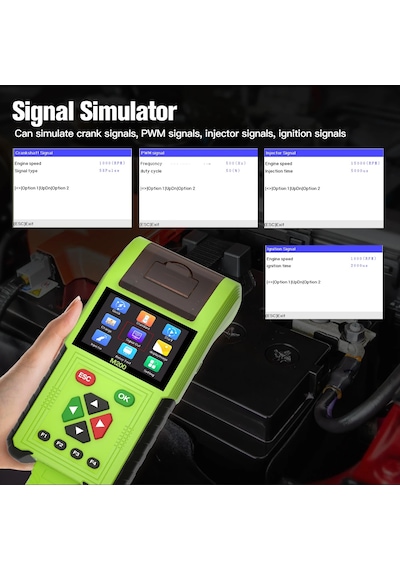 Jdiag M200 Motosiklet Obd2 Teşhis Arıza Kodu Okuyucu Pil Test Cihazı Bmw Yamaha Honda Kawasaki