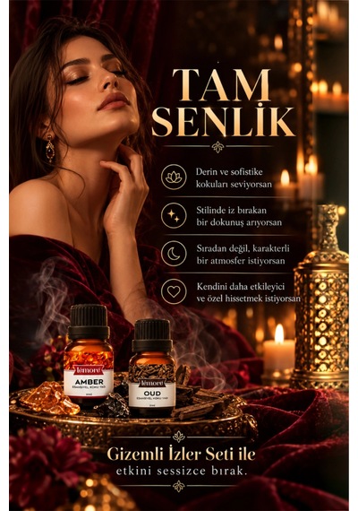 Gizemli İzler Seti 5 Li Esansiyel Koku Yağı Difüzör Ve Buhurdanlık Esansı Çok Çeşitli