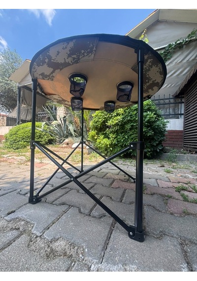 Apnea Voyager Life Yuvarlak Kamp Masa Çok Renkli