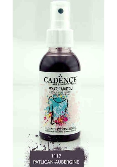 Cadence Your Fashion Sprey Kumaş Boyası 100 Ml. 1117 Patlıcan