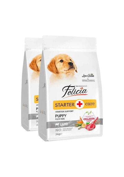 Felicia Hipoalerjenik Kuzulu Küçük Ve Orta Irk Düşük Tahıllı Yavru Köpek Maması 3kg X 2 Adet
