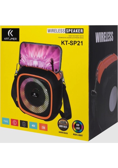 Katjmer Kt-sp21 Bluetooth Müzik Kutusu Ekstra Bass