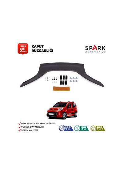 Peugeot Bipper 2007-2016 Yıl Aralığı Ön Kaput Rüzgarlık 3mm