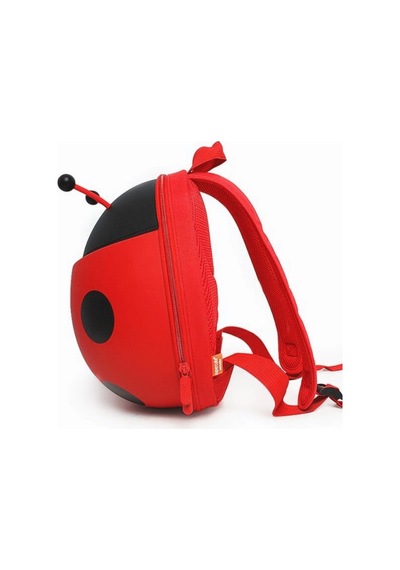 Supercute Kırmızı Ladybug Sırt Çantası Kırmızı