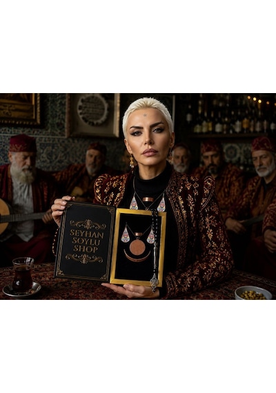 Özel Tasarım Kitap Kutulu Kadın Bakır Takı Seti Ve Tesbih Kombini - Kolye Küpe Bileklik Yüzük 5 Parça Otantik Şık Hediyelik - Doğum Günü Yıl Dönümü Anneler Günü Kadınlara Özel Gösterişli Hediye - N-00005 Özel Tasarım Kitap Kutulu Kadın Bakır Takı Seti Ve Tesbih Kombini - Kolye Küpe Bileklik Yüzük 5 Parça Otantik Şık Hediyelik - Doğum Günü Yıl Dönümü Anneler Günü Kadınlara Özel Gösterişli Hediye - N-00005
