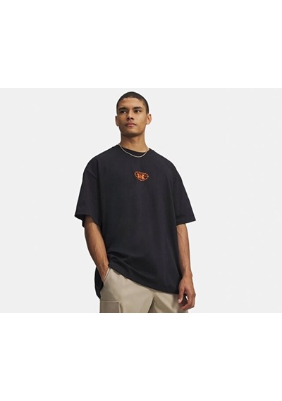 Under Armour U M Hwt Hoops Photoreal Ss Erkek Basketbol Tişört 6009329-001 Siyah