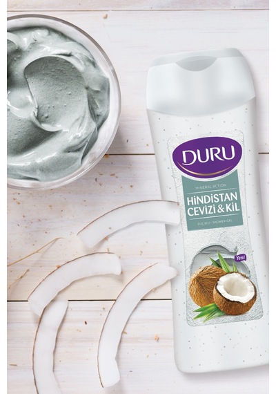Mineral Action Hindistan Cevizi&kil Duş Jeli 3x450ml Diğer