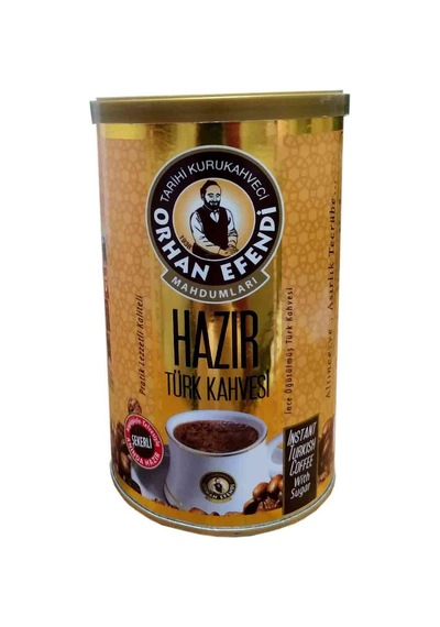 Orhan Efendi Hazır Türk Kahvesi Şekerli Teneke 250 G