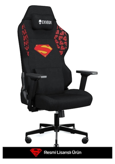 Exvega Andromeda Superman Masajlı Oyuncu Koltuğu Dokuma Kumaş