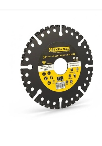 Seramik, Taş, Alüminyum, Pvc Ve Çelik Kesmek İçin Çok Amaçlı Kesme Diski 115 Mm