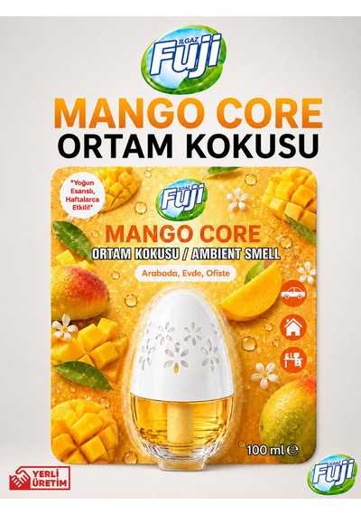 Ilgaz Fuji Mango Kokulu Araç, Wc, Oda Ve Ortam Kokusu 100 Ml Mango Core Kalıcı Kavanoz Koku