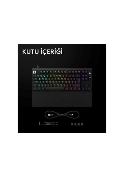 Logıtech G Pro X2 Rapid Tkl Kablolu Oyuncu Klavyesi Analog - Us Layout Siyah