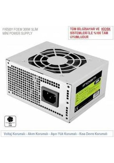 Foem FPS-M30F8 300W Mini Slim PC Power Supply Güç Kaynağı PSU