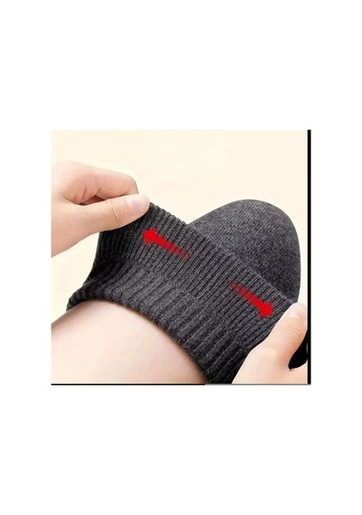 Qıngda 2'li Sıcak Dizlik Unisex, Kalınlaştırılmış Ve Uzatılmış Sonbahar/kış İçin, Örme Kumaş Siyah