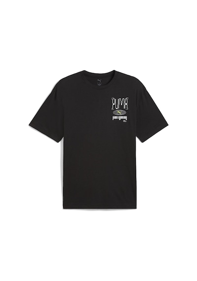 Puma 52657001 M Graphics Train Relaxed Tee Erkek Spor Tişört SIYAH