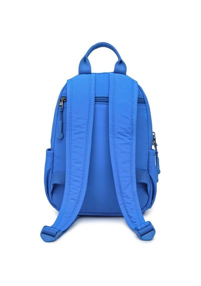 Smart Bags Mikro Poly Kumaş Küçük Boy Kadın Sırt Çantası 3334 Mavi