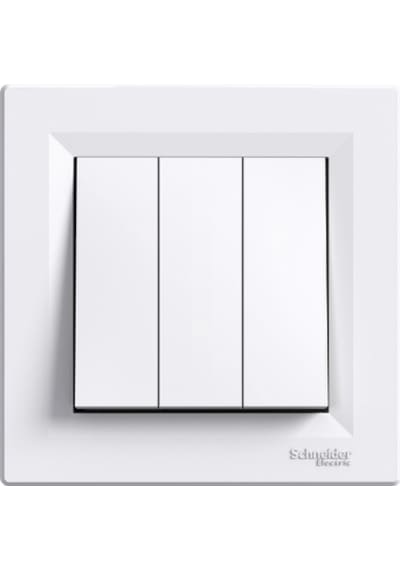 Schneider Electric Eph2100121 Asfora Anahtar Priz Çerçeveli Beyaz 3'lü