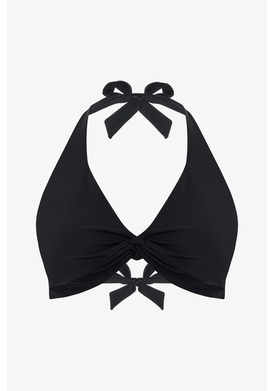 Penti Siyah New Üçgen Twist Bikini Üstü