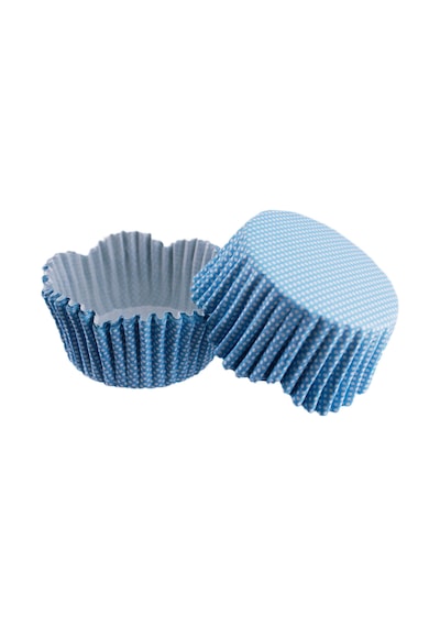 Cupcake Kalıbı Pet Kapsül Dalgalı Kek Kalıbı 65X38 Mm 100 Adet N11.1101