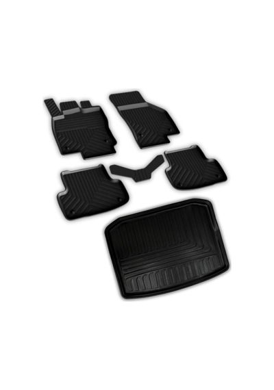Ferrous Autoaccessories Skoda Karoq İle Uyumlu 4d Paspas Ve 3d Bagaj Havuzu 2018 Ve Üstü Açık Bej