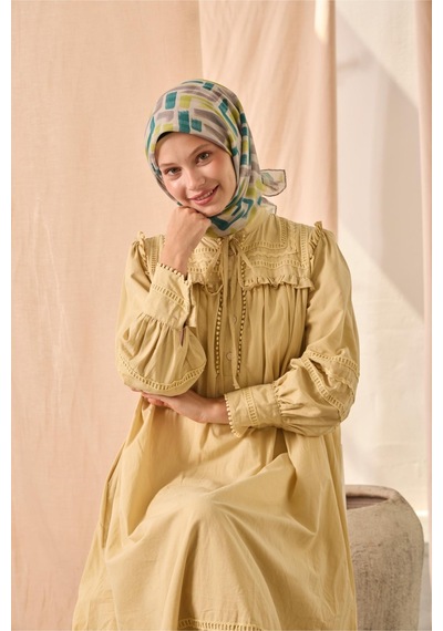 Silk Home Soft Eşarp 73096-24 Gümüş, Yeşil, Fıstık Yeşili, Füme