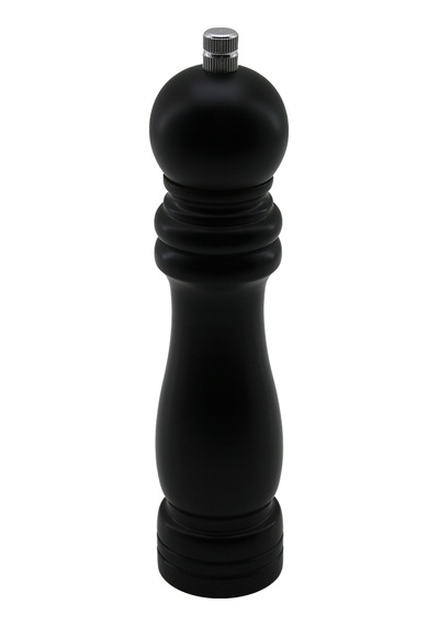 Siyah Ahşap Tuz Ve Baharat Öğütücü - Büyük Ø4.5 Cm X 19.5 Cm Diğer