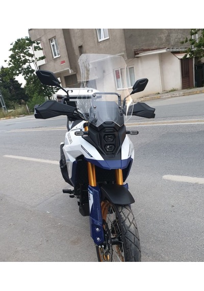 Motocam Suzuki V-strom 800 De Ön Cam 2023-2026 Model 50cm Şeffaf Renkli 4mm