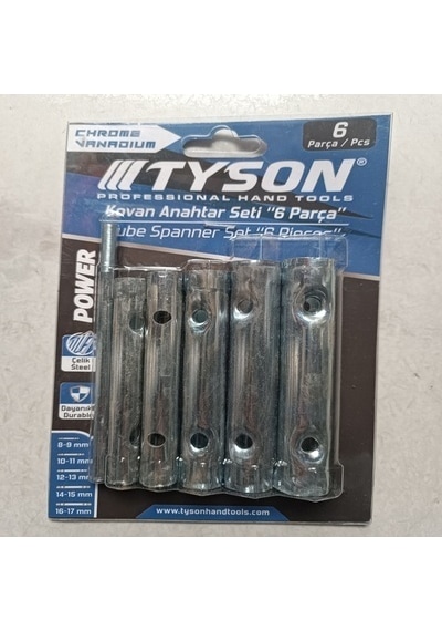 Kovan Anahtar Seti 6 Parça Tyson