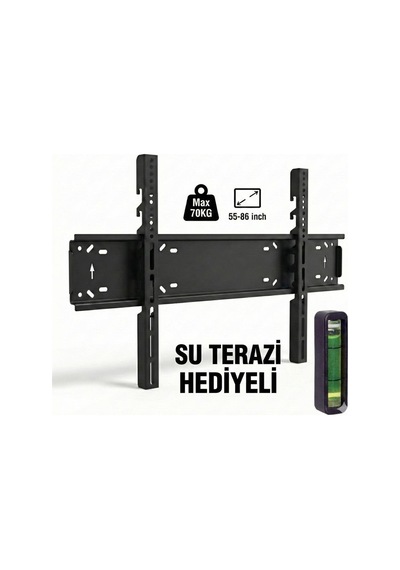 Nextstar Ye-5586 45-86'' Sabit Lcd Led Tv Askı Aparatı - Su Terazili